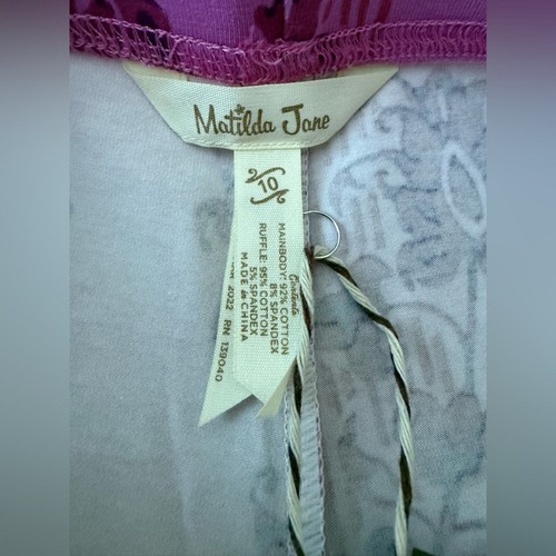 NEW Matilda Jane Enchanted Garden Littlebell Printed Shorties Shorts Girls Sz 10 - Picture 3 of 6