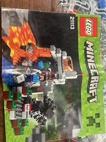 LEGO Minecraft 21113: The Cave, 100% Complete w/ Instructions, No Box~New Bags