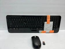 Microsoft Wireless 850 Desktop Mouse and Keyboard set tested, - USED * READ *