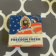 DR. Squatch Freedom Fresh Bar Soap - 5oz Bba1
