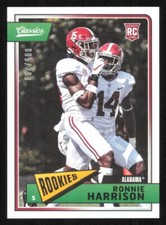 2018 Classics RONNIE HARRISON Red Back Football card #/299 ALABAMA CRIMSON TIDE