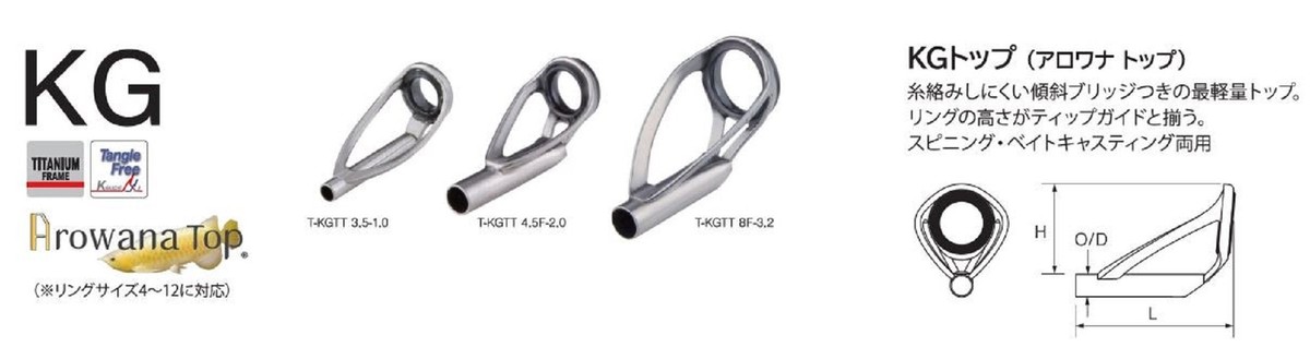 Fuji T-KGST Titanium Sic Endring - CMW Rutenbau und Angelgeräte