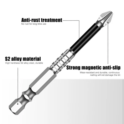 1SET Trapano Avvitatore Alto Magnetico,Forte Durata Magnetica Punta Trapano US - Foto 11 di 20