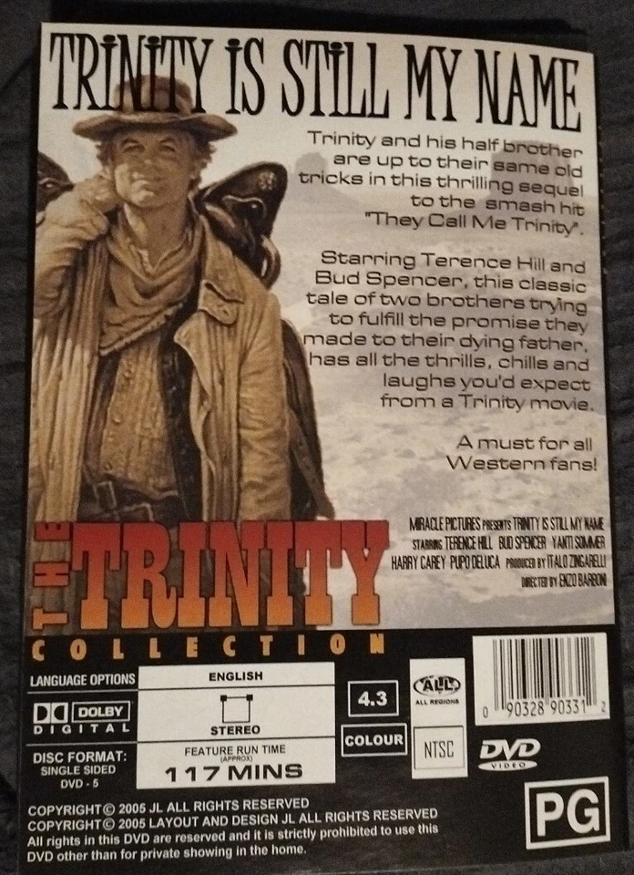 Trinity Is Still My Name DVD Terrence Hill Bud Spencer - image 3 of 3