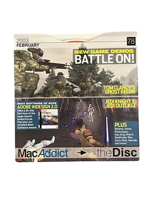 MacAddict CD-ROM The Disc February 2003 #78