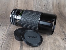 Sigma Zoom II 70-250MM macro 1:3.5-4.5 f3.5-4.5 Konica mount caps