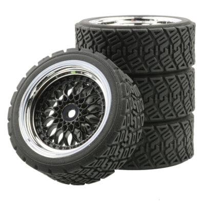 1/10 Onroad Rc Car Wheels Rubber Tires for Traxxas 4-tec 2.0 nitro 4tec FW06 HSP