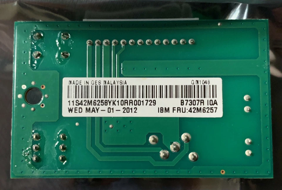 IBM 4800 POS SWITCH/LED CARD W/JACK PN 42M5849 - Image 3 of 4