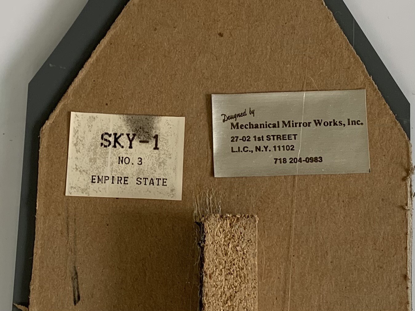 Vintage New York Skyline Mirrors Empire State Building Mechanical Mirror Works JOKER5000 The