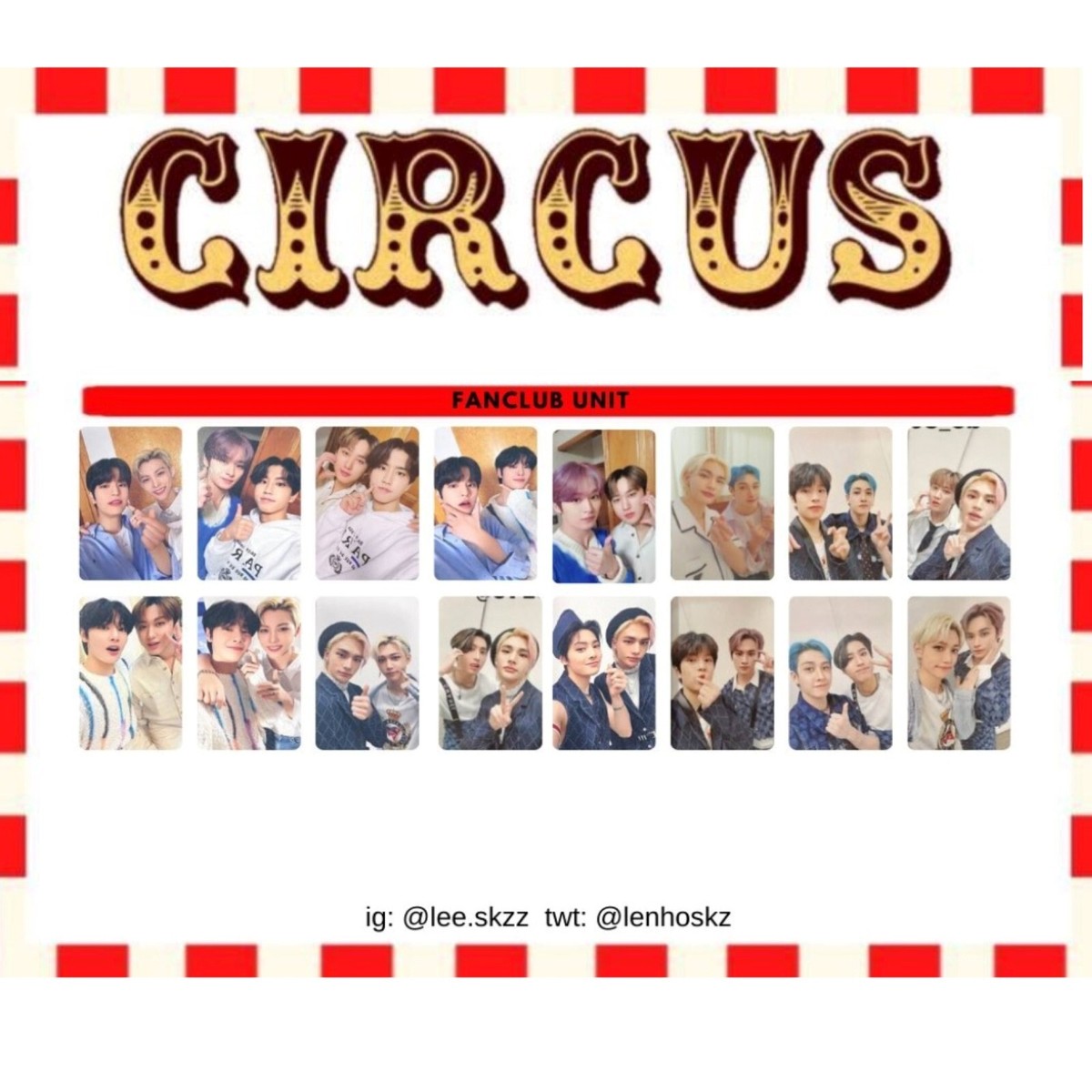 X1 ファンクラブ　キット　サイン入りCD セット Stray Kids - CIRCUS - official Photo card JAPAN 2nd Mini