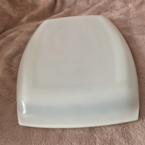 Vintage JAJ Pyrex Milk Glass Checkers Design Pattern Platter / Tray Plate - Picture 9 of 16