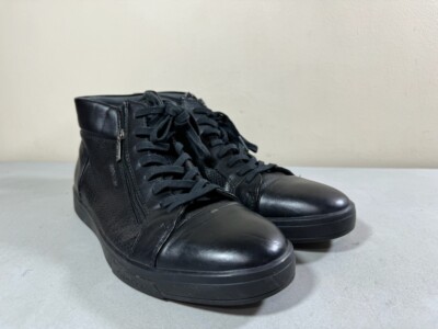 CALVIN KLEIN MEN'S BLACK SIDE ZIP LACE UP BALTHAZAR