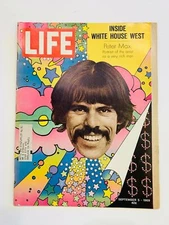 ORIGINAL 1969 COMPLETE LIFE MAGAZINE FEATURING PETER MAX ON THE FRONT COVER