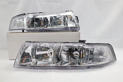 Mitsubishi Lancer / Evolution Evo V VI 5 6 Chrome HeadLight 1998~1999~2000 2001 - Bild 1 von 4