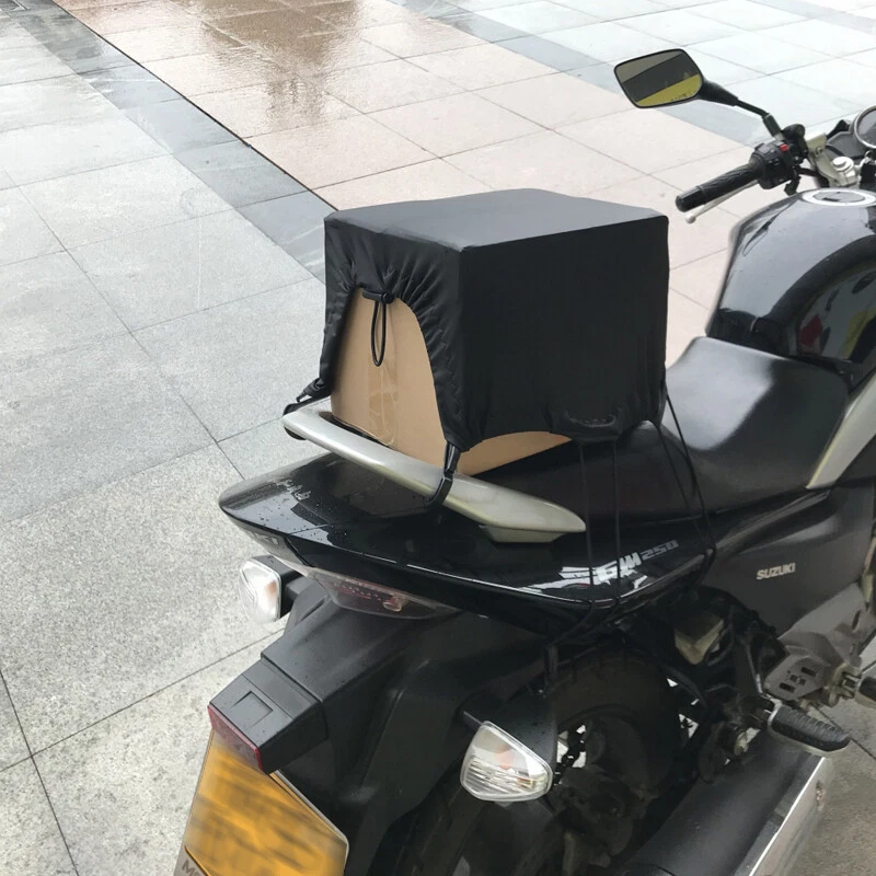 Motorcycle Scooter Trunk Seat Rear Rack Luggage Shelf Cover Elastic Helmet Net×1 - Image 4 of 4