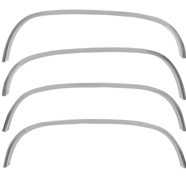 198897 Chevy Truck 9297 Blazer Wheel Well Molding Chrome Front+Rear