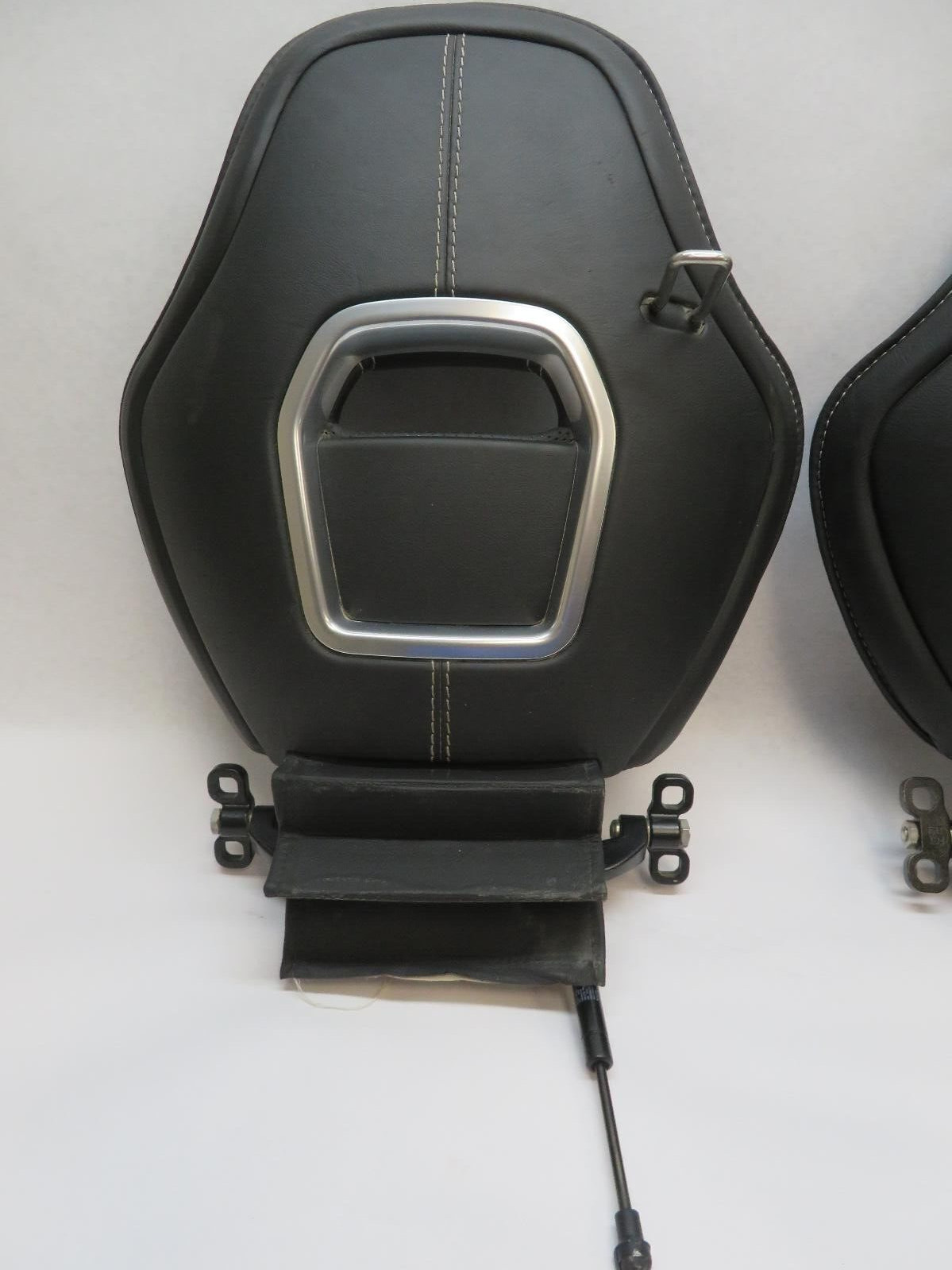 2012 ASTON MARTIN RAPIDE REAR SEATS BLACK LEATHER REAR SEAT SET OEM REAR ONLY