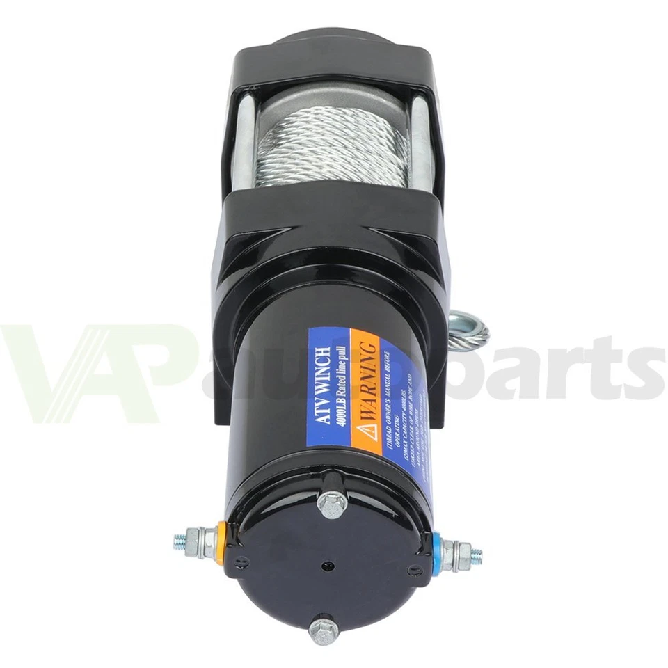 Guincho elétrico 4000 lb cabo de aço reboque caminhão 12V para Toyota novas peças estoque EUA - Imagem 4 de 4