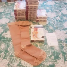 TruForm 8844 UNISEX CT Silicone TB Knee Hg Stockings Compression 30-40 Pick Size