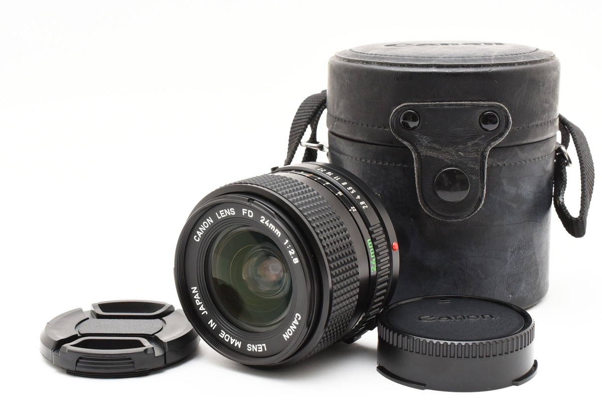 Top MINT] Canon New FD NFD 24mm f/2.8 MF Wide Angle Lens For