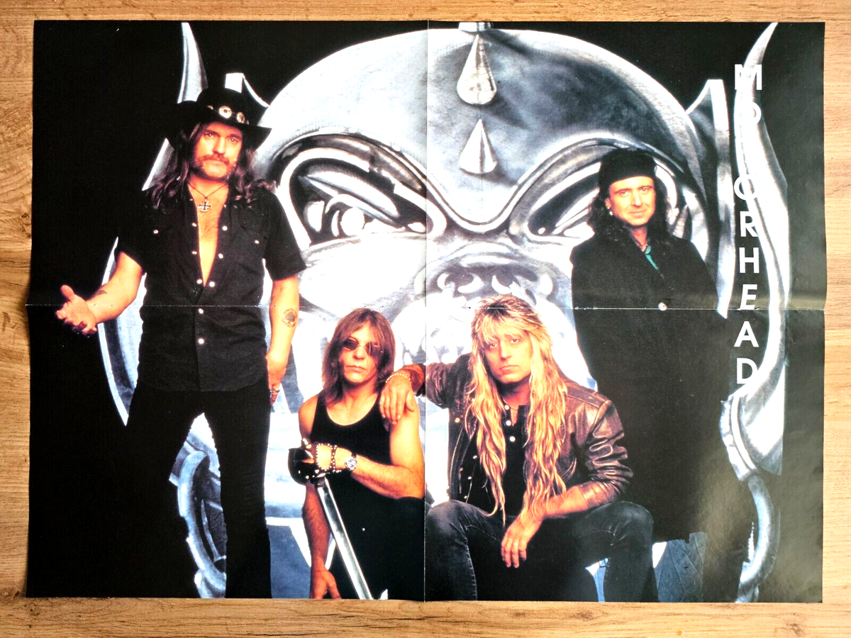 Motörhead Poster 1998 – 22x16 in – Heavy Metal Print Wall Art | eBay
