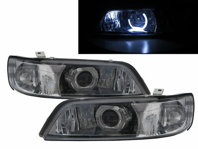 Cefiro A32 1995-1998 Guide LED Halo Projector Headlight Chrome US for NISSAN RHD