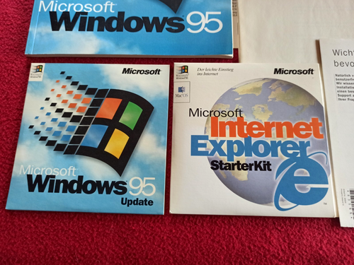 PC Microsoft Windows 95 Update + Internet Explorer Starter-Kit - CD Big Box CiB - 第 5/14 張圖片