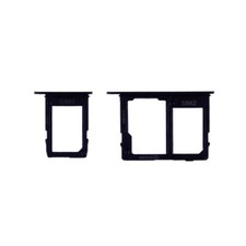 SIM microSD Card Tray Set Dual 2 Parts for Samsung Galaxy A6 A6 Black Part