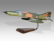 McDonnell Douglas F-4 Phantom USAF Desk Wood Airplane New Model Small Scale 1/72