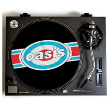 OASIS Turntable Slipmat for Vinyl Records 12" DJ Slip Mat gear alt rock vinyls