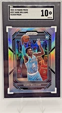 2022-23 Mark Williams Panini Prizm Silver Rookie SGC 10 POP 2