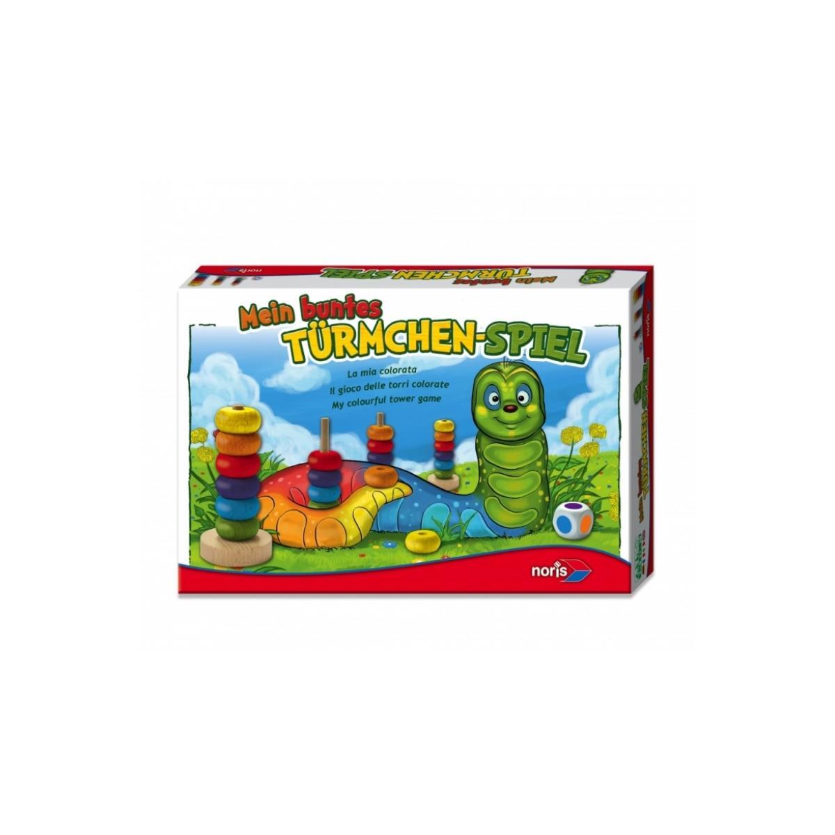 Nor11235 - Mein Buntes Türmchenspiel, Geschicklichkeitsspiel, 2-4...