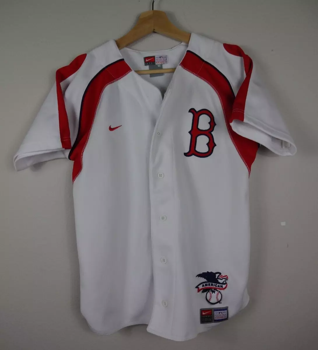 Boston Red Sox NIKE SEWN MLB Jersey American League Youth Medium eBay