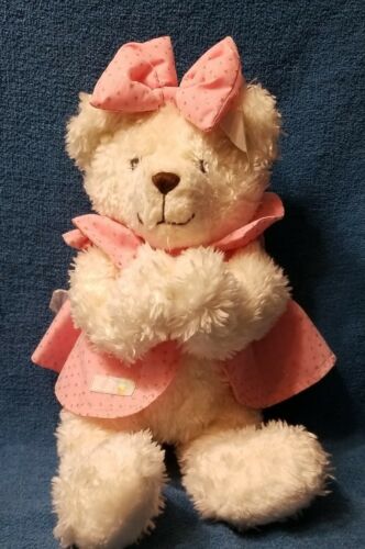 Mango Peek A Boo Pink Angel Bear 16" Teddy Bear Plush - Picture 3 of 11