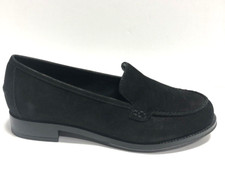 Easy Spirit Women s Racer, Black Slip-On Loafers, Size 6W.