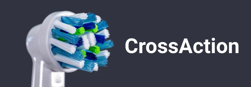 Braun Oral B Electric Toothbrush Heads Replacement Head Cross Action 2 4 6 8 16