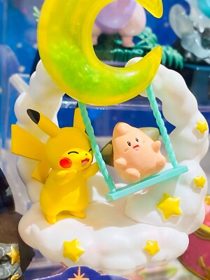 RE-MENT Pokemon STARRIUM Moonlight /1. Pikachu Cleffa / Figure toy