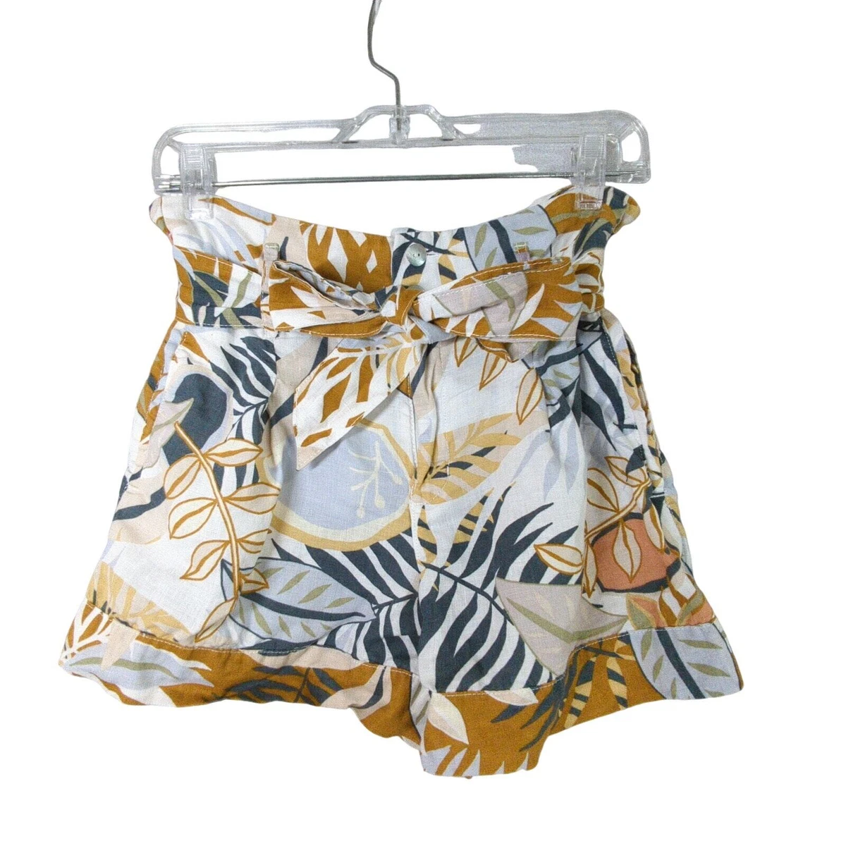 Minthunter - Pantalones Cortos Casuales De Cintura Alta Con
