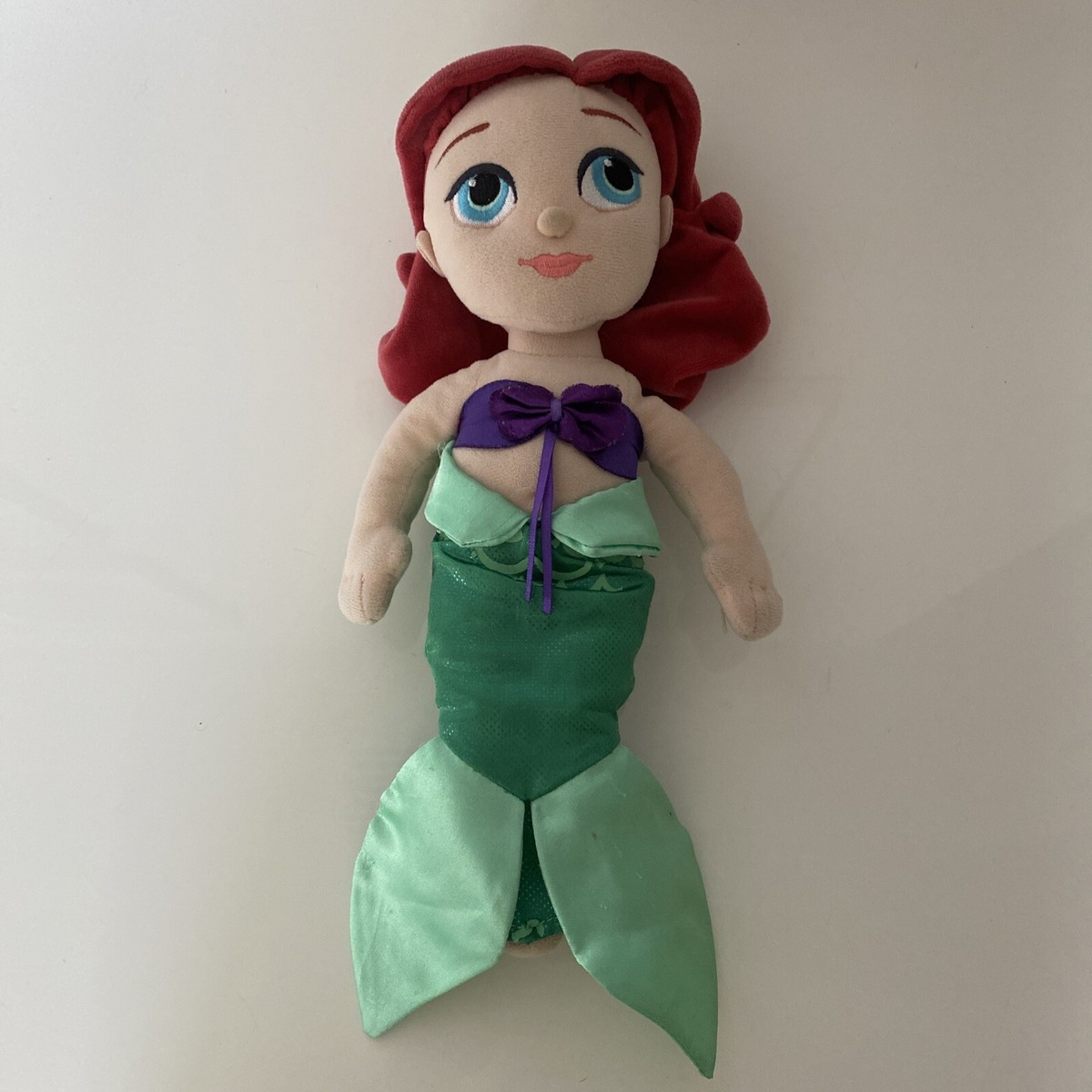Disney Store Baby Ariel Plush Doll 13” The Little Mermaid Plush