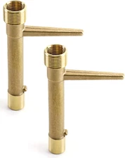 Brass Quick Coupler Key - Pack of 2, 3/4" Compatible with Quick Coupler Valves