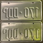 1990 Washington Passenger License Plate Pair — photo 2