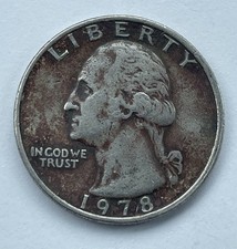 ERROR 1998-D Washington Quarter Black Beauty