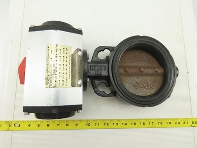 Sure Torque Series ST-DA Model I-103 Pneumatic Actuator W/5'' Butterfly Valve