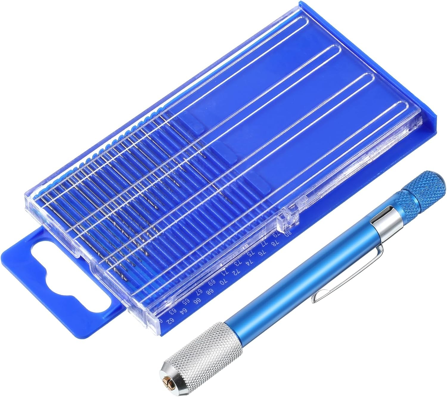 21 PCS Metric Mini Micro Drill Bit Set, Carburetor Jet Drill Bits Pin ...