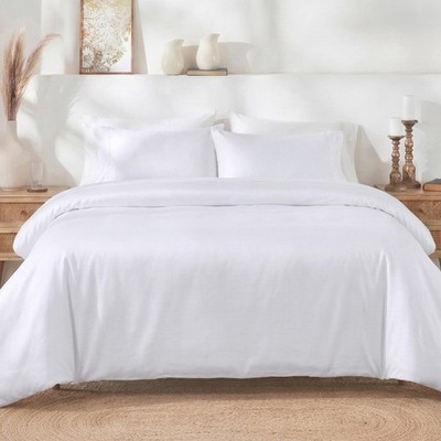 California Design Den 3 Pc White King Duvet Cover Set - Winner Good Housekeep...