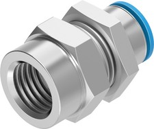 Festo 153162 QSSF-1/8-4-B Bulkhead Push-In Fitting