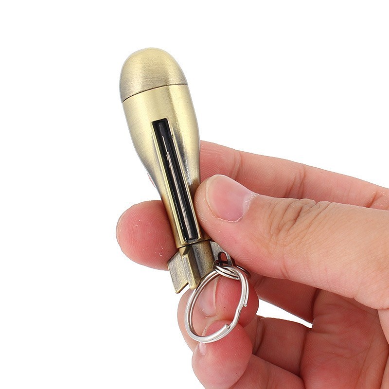 Briquet à kérosène Rechargeable, Design rétro, Bras de Levage, meule