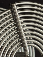 2x UŻYWANE Hewes Heavy Duty Stal nierdzewna 220 Kołowrotki rozwijające folię.  Testowane