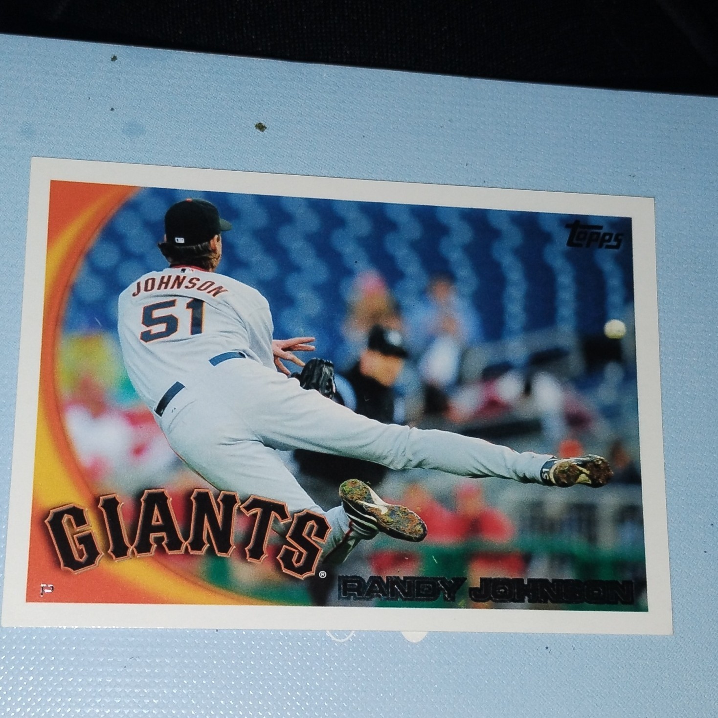 Topps 2010 Randy Johnson #220 San Francisco Giants Baseball MLB Card