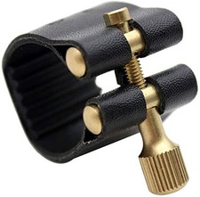 Professional Alto Sax Saxophone Mouthpiece Leather Ligature Fastener Accessories